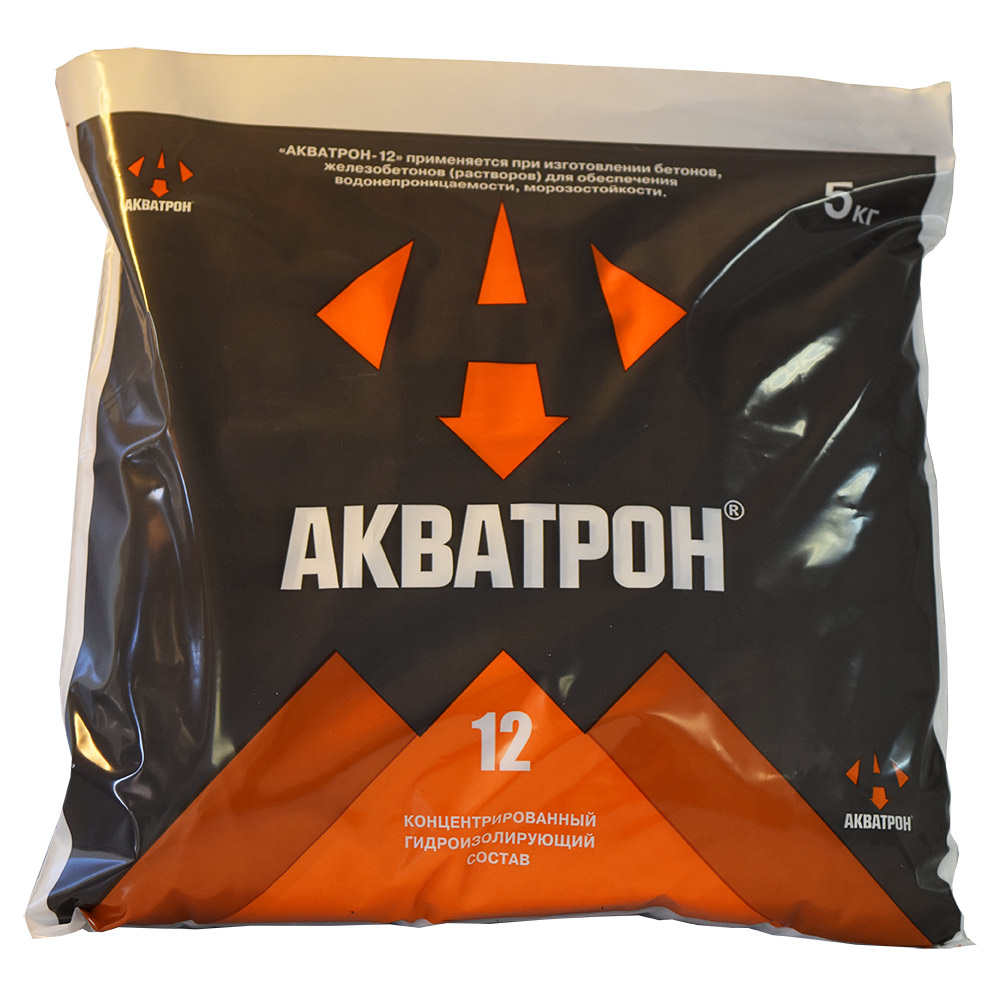 Гидроизоляционный состав АКВАТРОН-12, мешок 5 кг